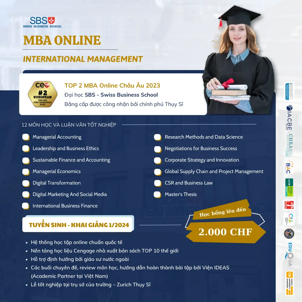 Giới thiệu MBA Đại học SBS Swiss Business School