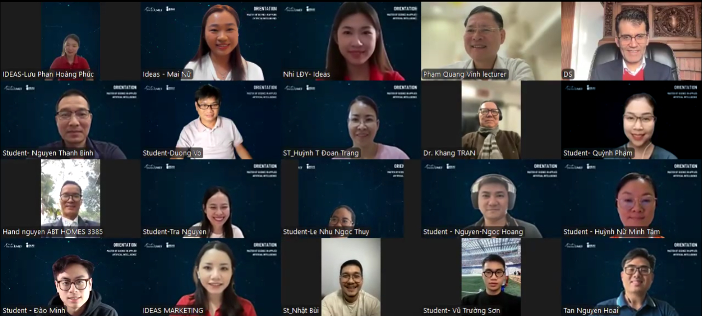 Học viên MBA Swiss UMEF học trực tuyến trên máy tính