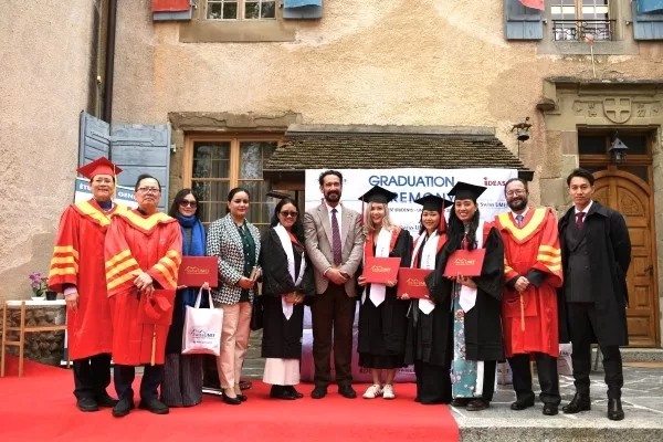 Trao bằng tại trụ sở Swiss UMEF - Đại học tư thục đầu tiên tại Geneva đạt kiểm định liên bang cao nhất Thuỵ Sĩ