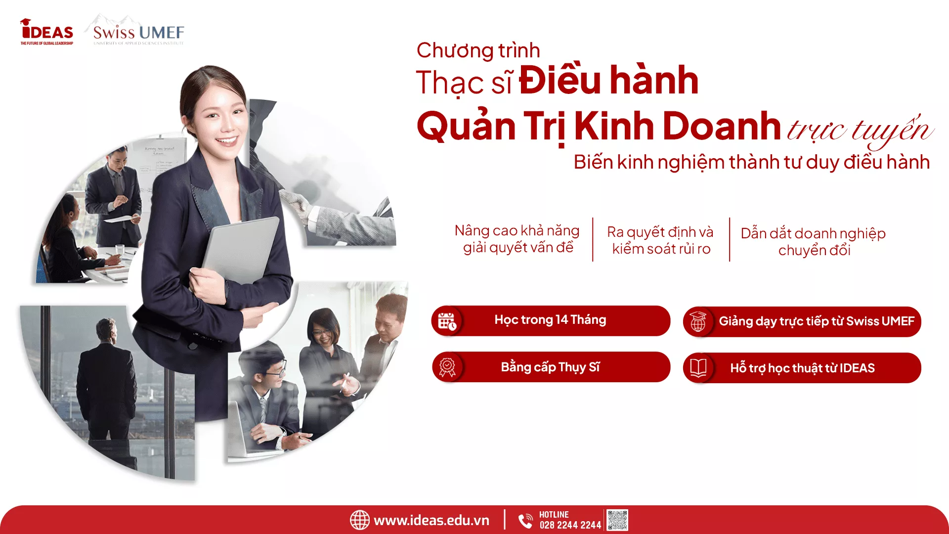 Swiss UMEF hợp tác IDEAS đưa chương trình Thạc sĩ Thụy Sĩ đến Việt Nam