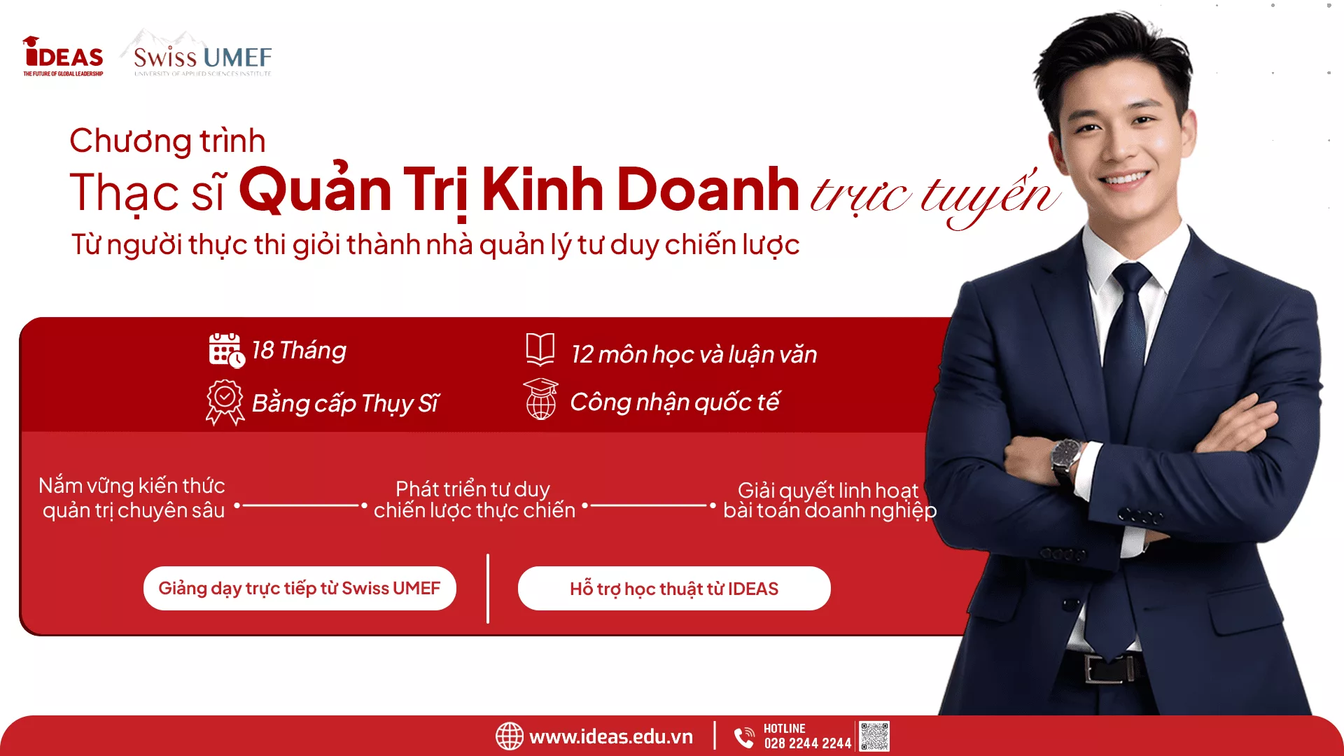 Swiss UMEF hợp tác IDEAS đưa chương trình Thạc sĩ Thụy Sĩ đến Việt Nam