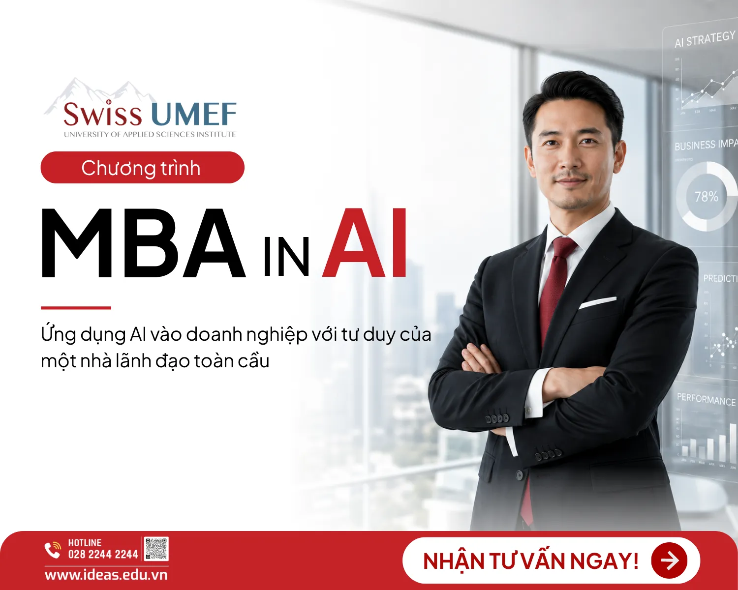 Graduation ceremony of MBA in AI Swiss UMEF – IDEAS Education