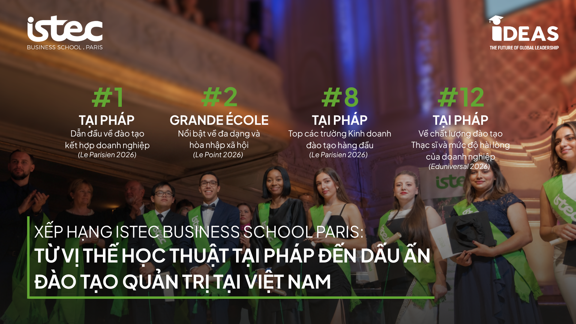 ISTEC Business School Paris: Từ vị thế học thuật tại Pháp đến dấu ấn đào tạo quản trị tại Việt Nam